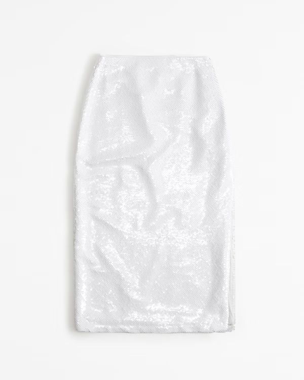 Sequin Maxi Skirt | Abercrombie & Fitch (US)