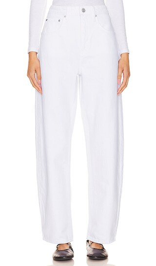 Long Barrel in White | Revolve Clothing (Global)