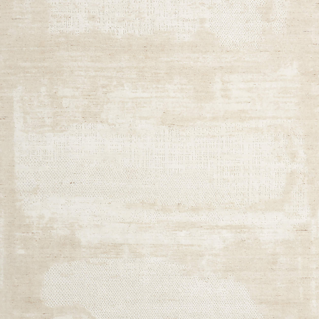 Milano Wool and Viscose Hand-Knotted Beige Area Rug 6'x9' + Reviews | Crate & Barrel | Crate & Barrel