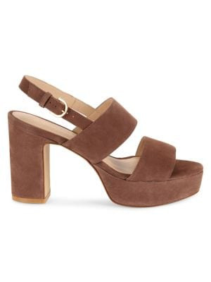 Ono Block Heel Suede Sandals | Saks Fifth Avenue OFF 5TH