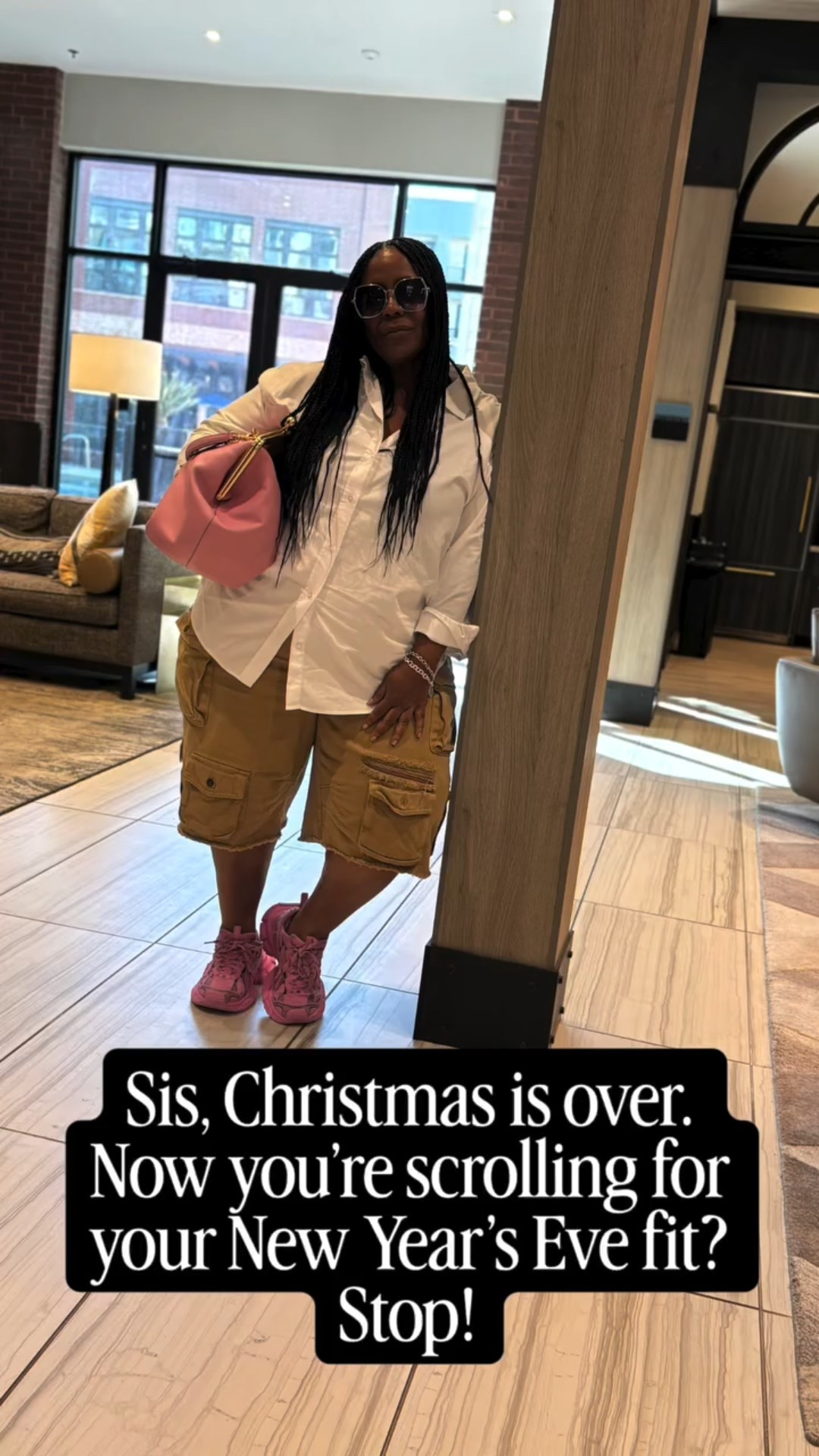 Sis, stop. Christmas is over. If you’re scrolling looking for a temporary New Year’s Eve fit, this is your cue that you need to tap into the effortless, high-low luxury, street-style virtual fashion tool to define your fashion sense. This is designed for us women over 40 and beyond who know they’re evolving and want their style to reflect the woman that they’re becoming. Going into 2026, we’re not chasing fits. We’re curating our own fashion style. This is a 90-day to one-year style identity experience that helps you define your personal fashion style. You will stop second-guessing what belongs to you. You will dress with confidence through every season. All the links to my fit and access to the effortless, high-low luxury, street-style virtual fashion tool are in my Linktree in my bio. https://tr.ee/CruqTOM_nF  Tap in and start defining your style #fashion #over40 #fashionover40 Hair by @reineallure_bycoco