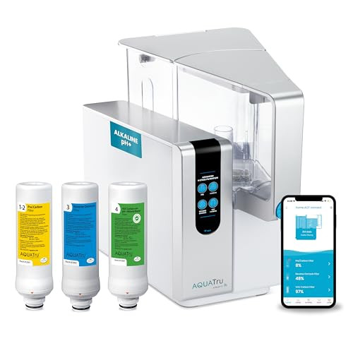 AquaTru Classic Smart Alkaline Countertop Water Purifier | App-Connected 4-Stage RO System Removes Forever Chemicals, Lead & Fluoride | Adds Healthy Minerals | No Plumbing | Amazon (US)