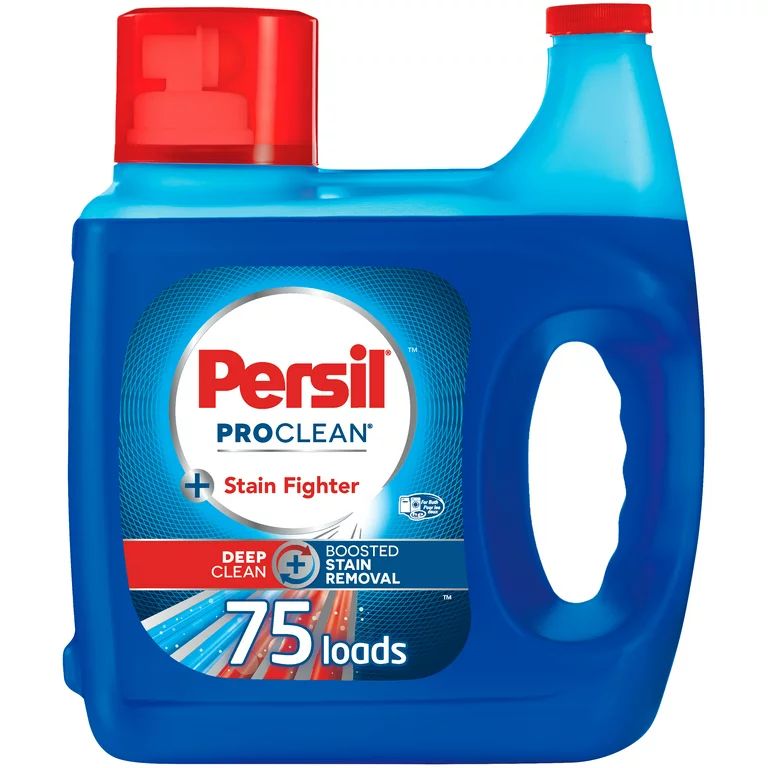 Persil ProClean Stain Fighter Liquid Laundry Detergent, 150 Fluid Ounces, 75 Loads | Walmart (US)