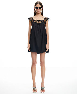 Women's Square Neck Mini Dress | Macy's