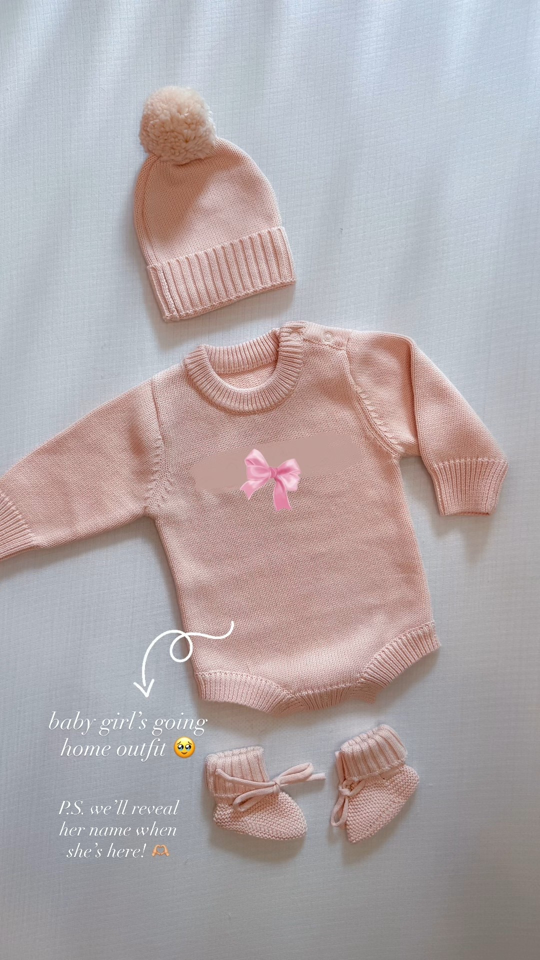 Baby girl’s going home outfit will be this adorable sweater bubble romper from Caden Lane! We got it personalized with her name (we’ll reveal when she’s here)! Absolutely adore the matching beanie and booties too! 

Use code CHAE for 20% off site wide at cadenlane.com 🫶🏼

#LTKmomlife #LTKBump #LTKBaby