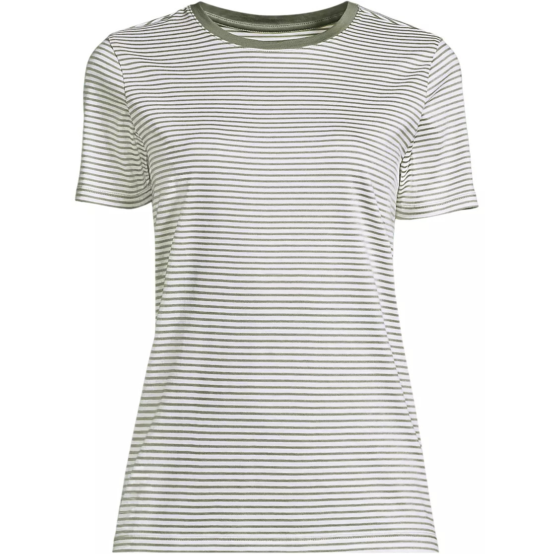 Supima Cotton Crewneck T-Shirt | Lands' End (US)