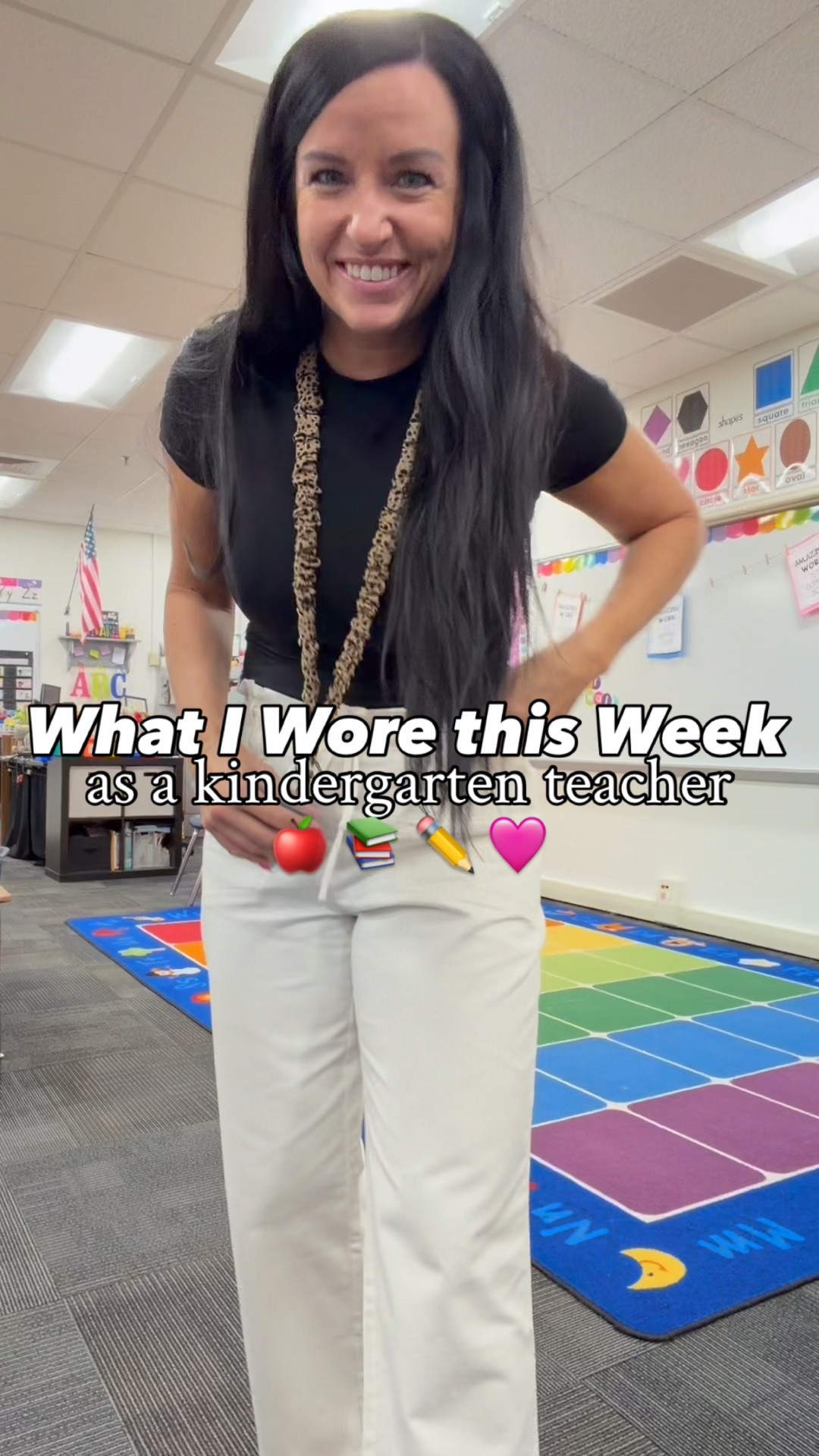 What I wore this week as a kindergarten teacher! 🍎 ✏️ 📚 🩷

Size & fit info: (I am 5’5” for reference and usually wear a size 4/27 and small.)
Monday outfit: I’m in my normal size S in the teacher tshirt, but I do think it runs small, FYI. SO CUTE!!! These linen-blend elastic waist pants are so comfy and give a FP look with an Amazon price! Many color options!
Tuesday outfit: I’m in a small in the shirt and my normal size small in the wide leg pull on Target pants! The necklace is “Maui sunset” by @erinmcdermott1 😍
Wednesday outfit- My tshirt is double lined and a great closet staple! I’m in my normal size small and it’s meant to fit tight, so size up if you don’t want it super tight. The ivory utility pull on pants are AMAZING! I’m in my normal size small. (No stretch at the hips, so size up if you’re between sizes.)
Thursday outfit- I sized up to a M in the Amazon Black Maxi Dress. The material is so nice and thick like a scuba material. The arm holes have extra fabric so it’s modest for work. More colors!
Friday outfit- some fun straight leg jeans for casual Friday! I sized down one size in these. My “Teach” tshirt is in and out of stock, I linked what I could! Fits TTS.
All of my sandals fit true to size.

Find everything here>> (affiliate)


#teacherlife #elementaryteachers #teacherfashion #teacherootd #teacheroutfit teachers be like, what I wore this week to teach, real life outfits! @amazonfashion Amazon outfits, Target circle sale, Target teacher outfits,  finds @target @targetstyle @loft casual workwear

#LTKdayinmylife #LTKSaleAlert #LTKWorkwear