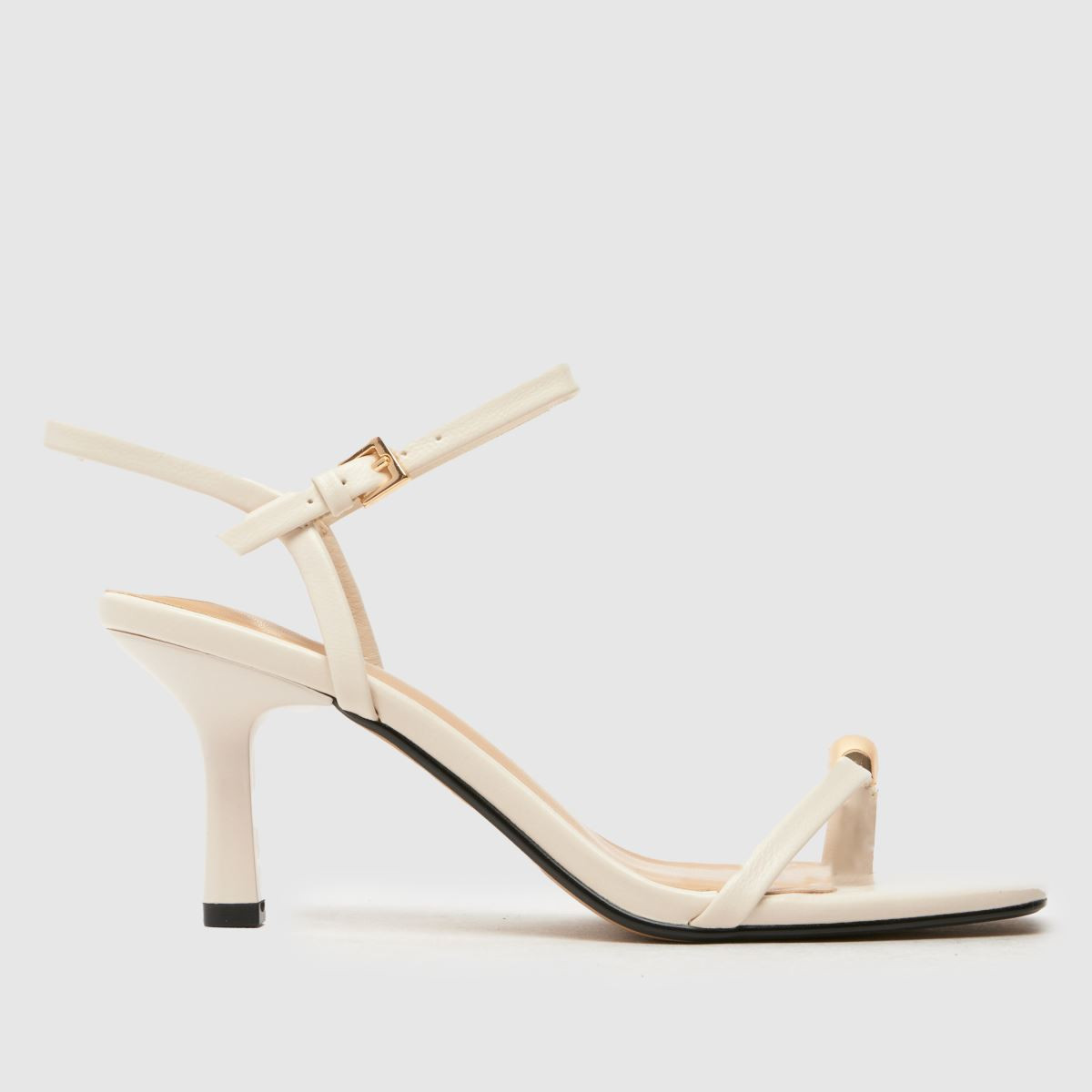 Womens White schuh Susie Toe Loop High Heels | schuh | Schuh