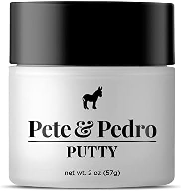 Pete & Pedro HAIR PUTTY - Strong Hold, Matte Finish, Low Shine Hair Clay for Men, Ideal for Hairs... | Amazon (US)