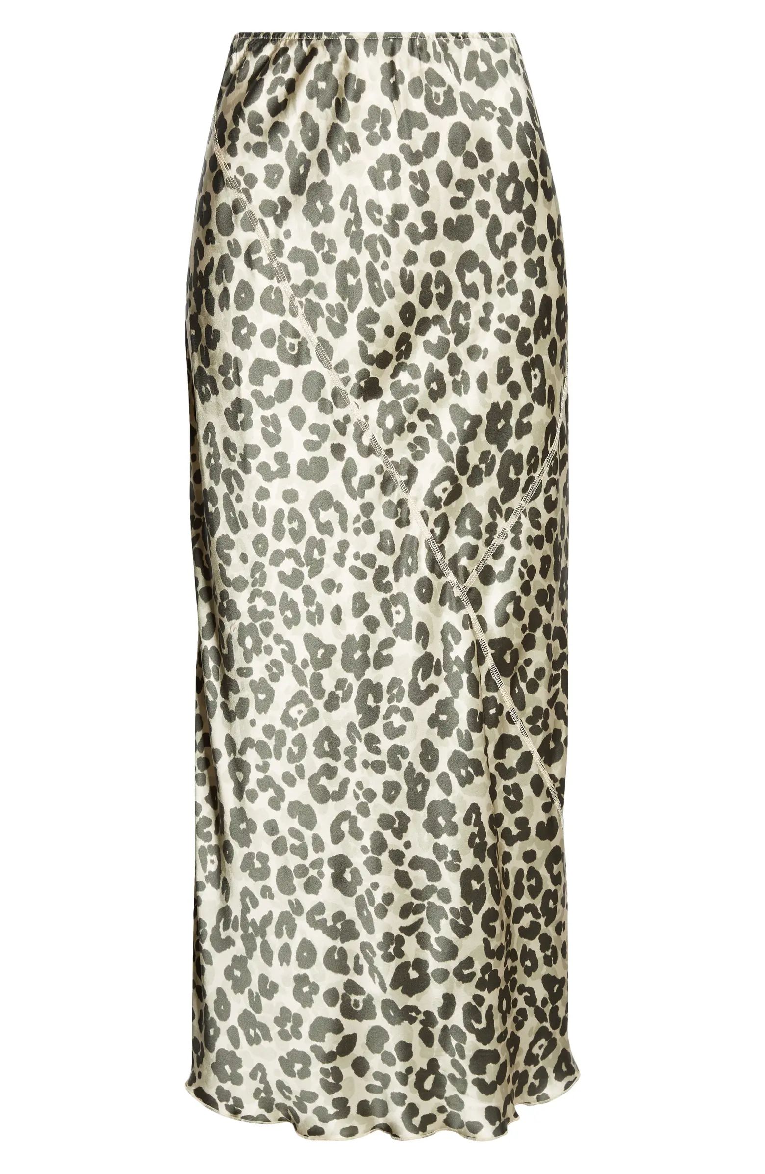ATM Anthony Thomas Melillo Leopard Print Silk Charmeuse Maxi Skirt | Nordstrom | Nordstrom