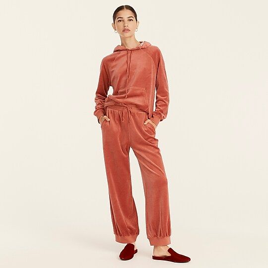 Relaxed velour jogger pant | J.Crew US