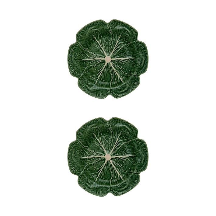 Bordallo Pinheiro Cabbage Charger Plates, Set of 2 | Williams-Sonoma