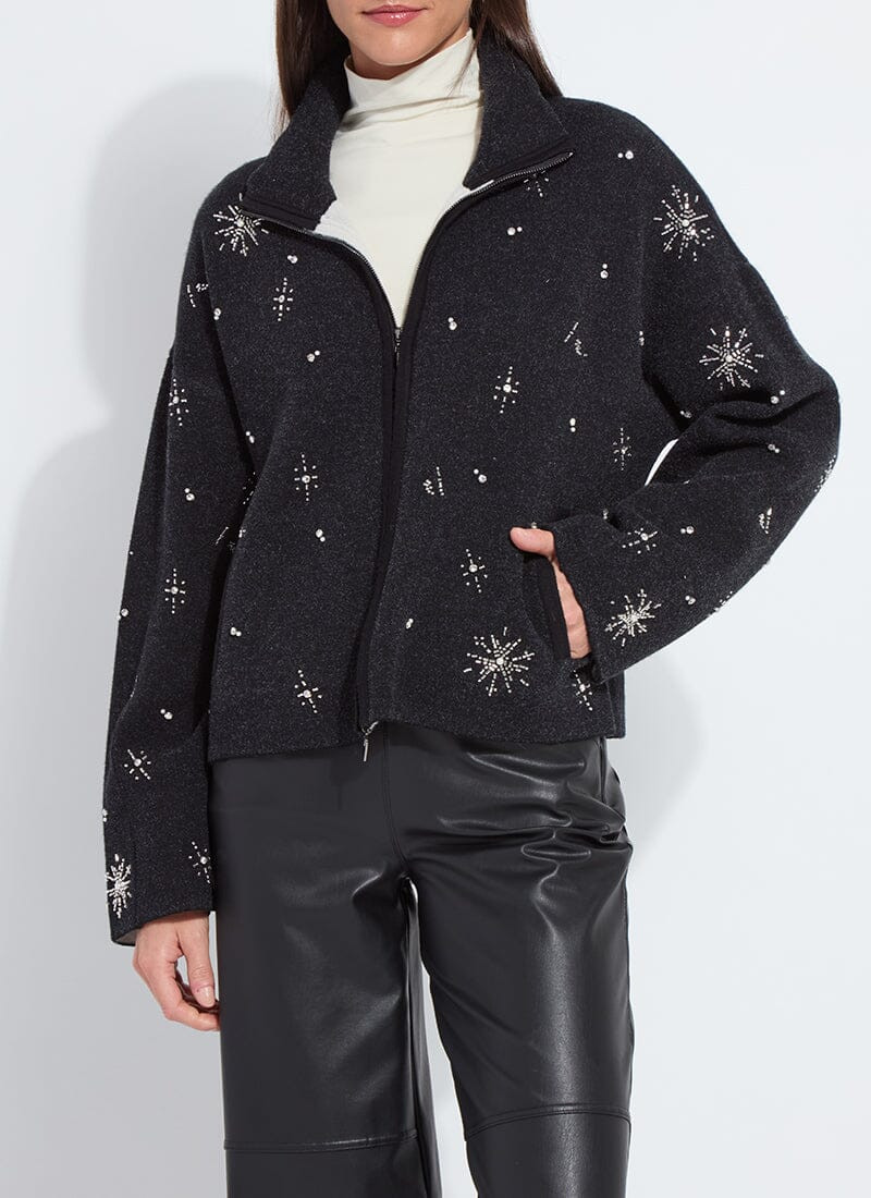 Scottie Embellished Knit Jacket | Lysse NY
