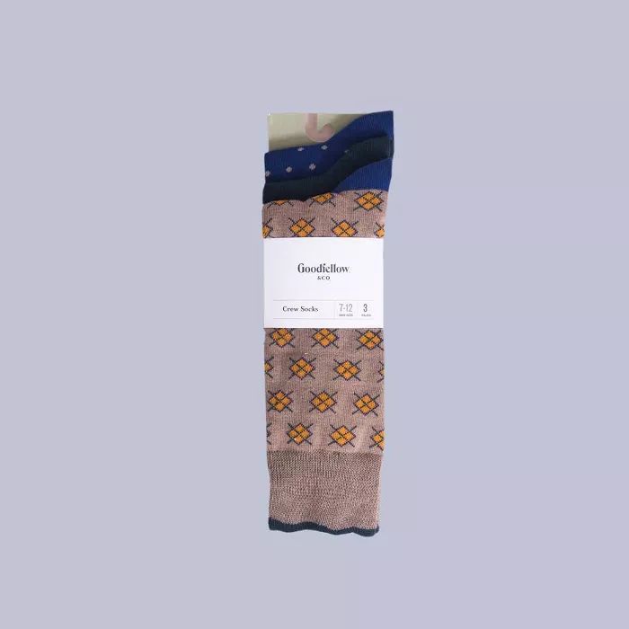 Men's 3pk Gifting Socks - Goodfellow & Co™ 10-13 | Target