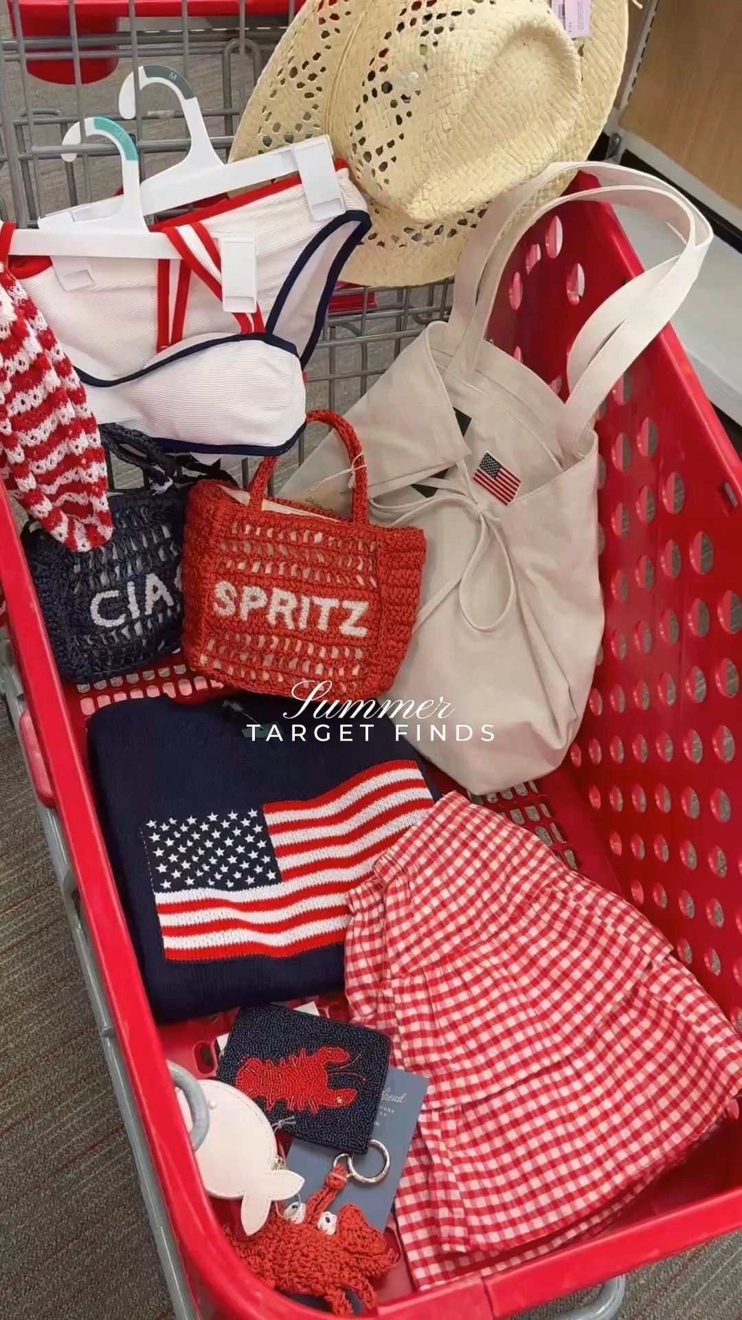 Target did it again with the cutest red, white & blue finds 🇺🇸 🦞 Perfect for Memorial Day, 4th of July, BBQs, beach days and everything in between. What’s your fav?


#ltkseasonal #summerfashion #redehiteblue #memorialday #fourthofjuly #4thofjuly #swimsuit #coverup #sandals #targetfinds #targetstyle #targetfashion #targethaul #targetcart #whatsiycart #comeshopwithme #flag #gingham 

#LTKFindsUnder50 #LTKStyleTip #LTKSeasonal
