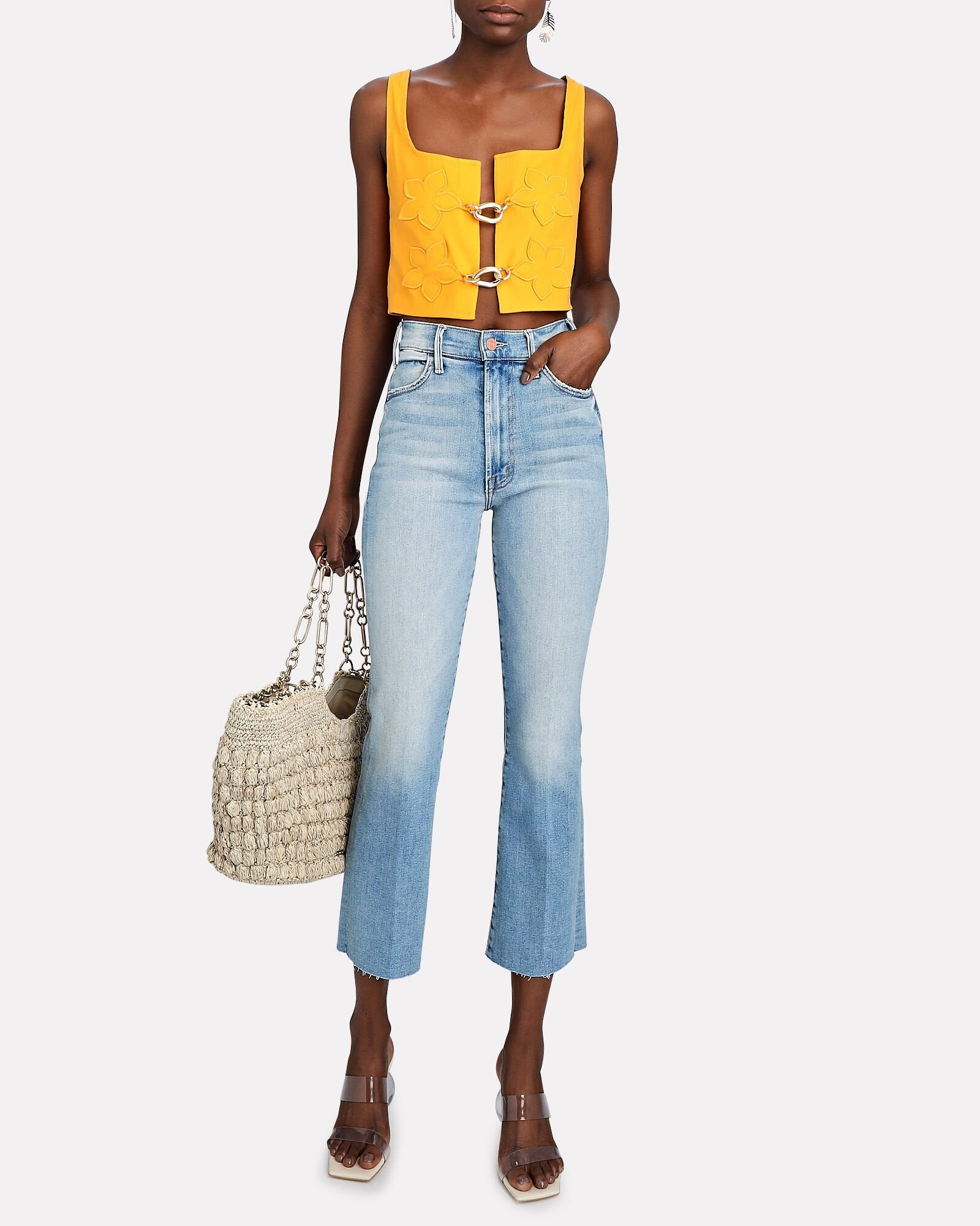 The Hustler Ankle Fray Jeans | INTERMIX