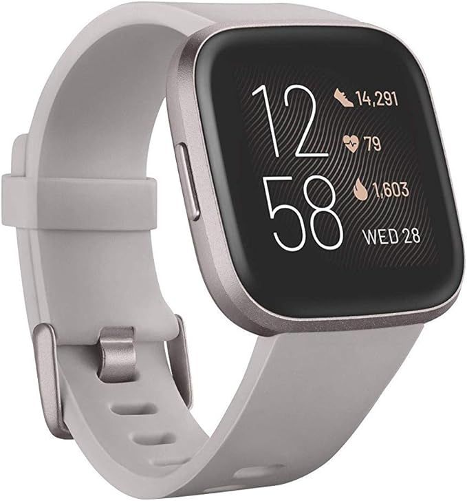 Fitbit Versa 2 Health and Fitness Smartwatch with Heart Rate, Music, Alexa Built-In, Sleep and Sw... | Amazon (US)