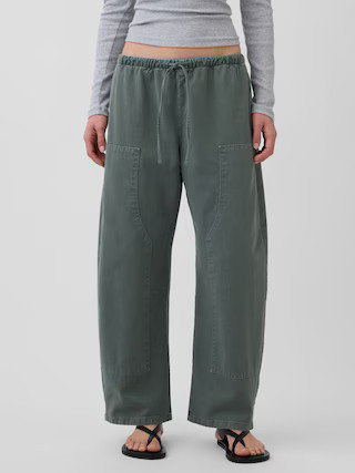 Easy Double-Knee Barrel Pants | Gap (US)