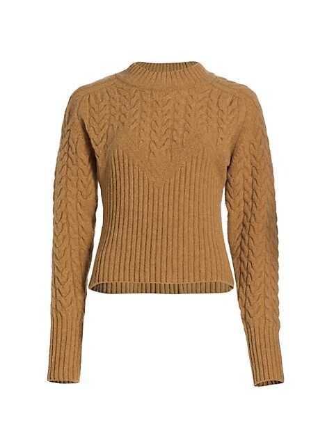 Ribbed & Cable Knit Sweater | Saks Fifth Avenue