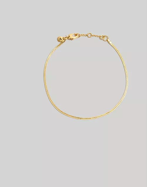 Herringbone Chain Anklet | Madewell