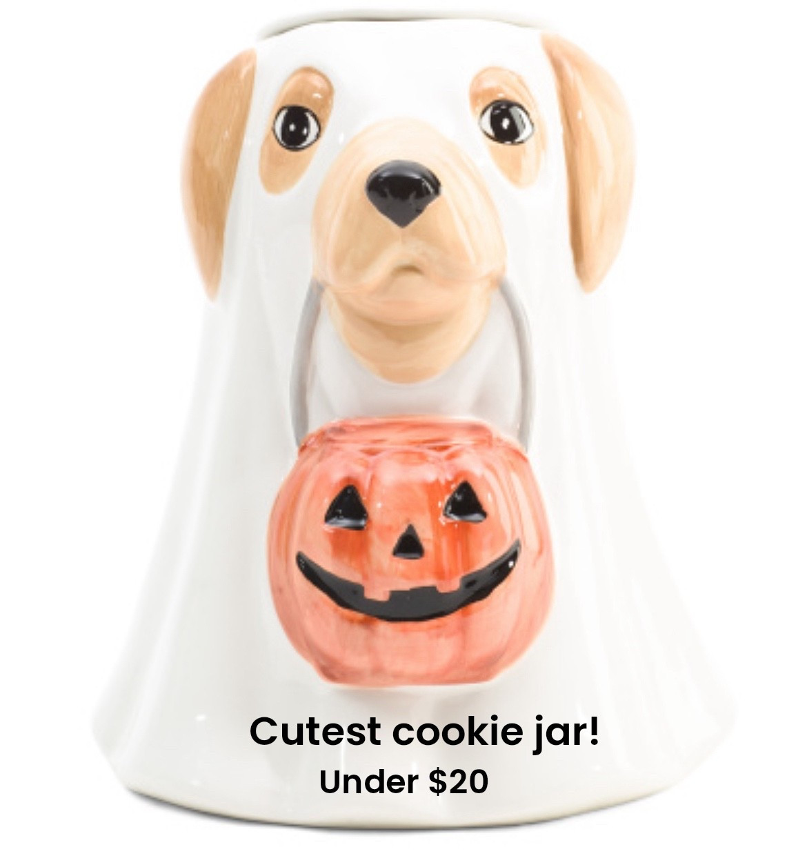 Sweetest little cookie jar! Love some good Marshalls finds! #marshalls #marshallsfinds #halloween 

#LTKHome #LTKFindsUnder50 #LTKHalloween