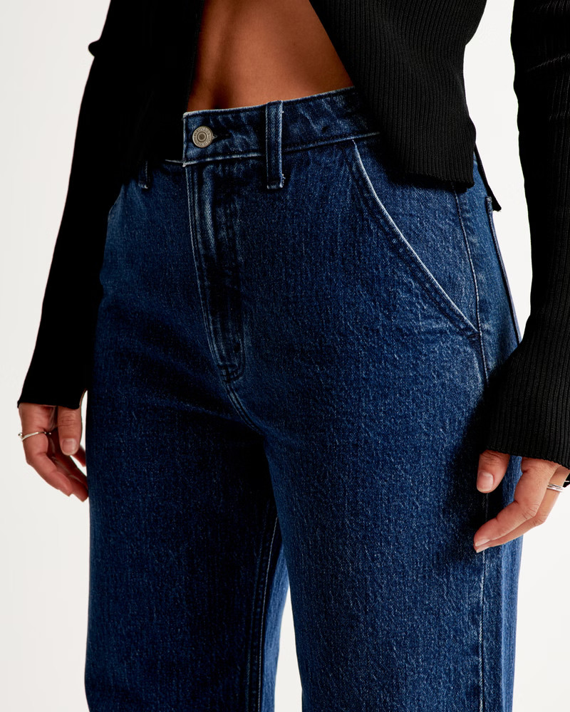 Women's Curve Love High Rise 90s Relaxed Jean | Women's Bottoms | Abercrombie.com | Abercrombie & Fitch (US)