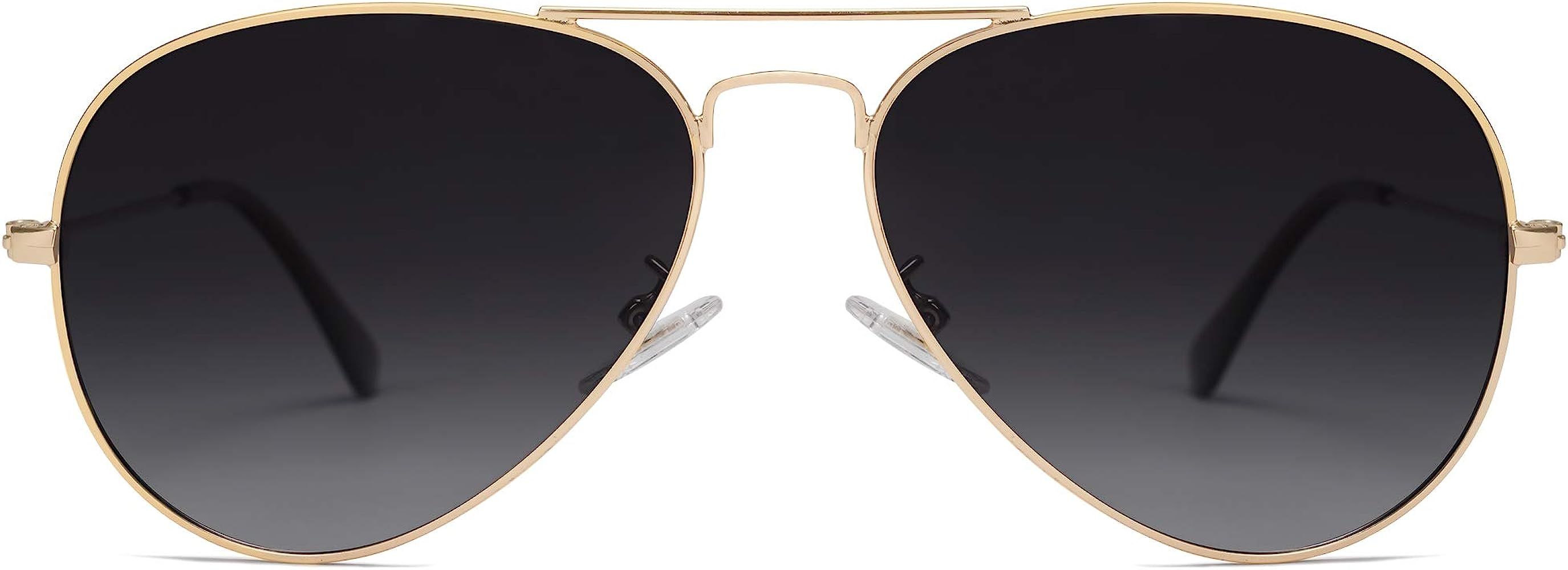 SOJOS Classic Aviator Polarized Sunglasses for Men Women Vintage Retro Style SJ1054 | Amazon (US)