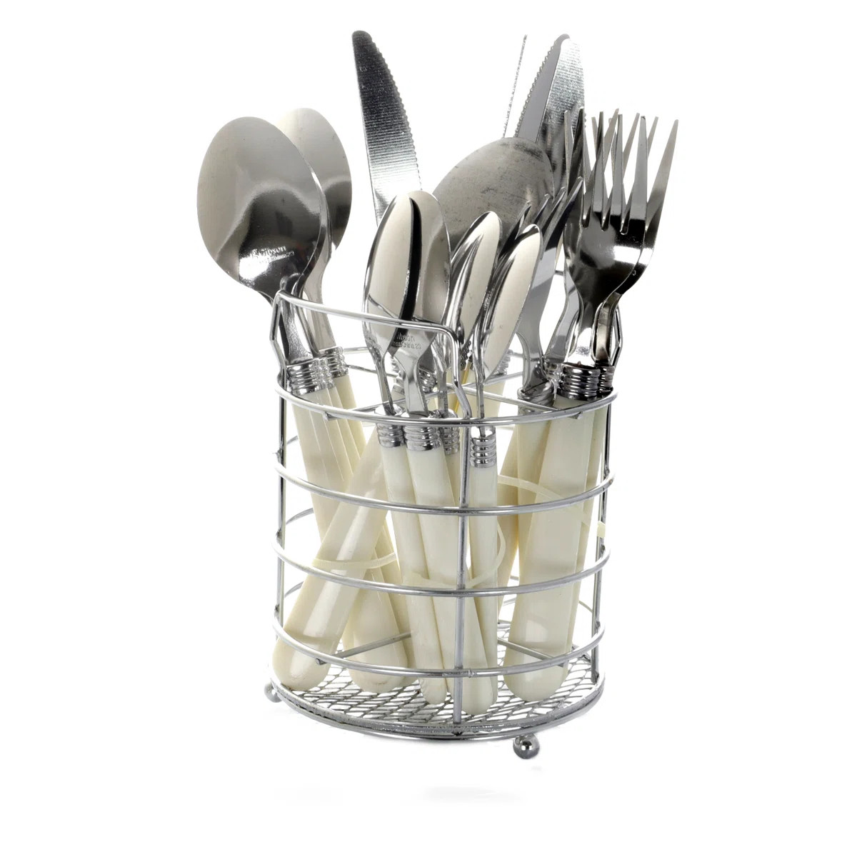 17 Piece 18/10 Stainless Steel Flatware Set, Service for 4 | Wayfair North America