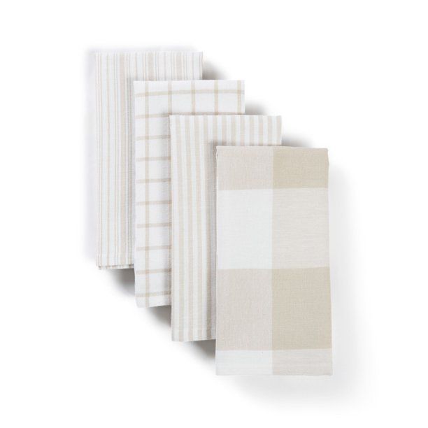 Better Homes & Gardens Farma Napkin, Beige, 4 Piece, Available in Multiple Colors | Walmart (US)