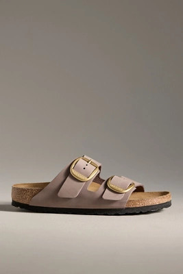 Birkenstock Arizona Big Buckle Nubuck Sandals | Anthropologie (US)