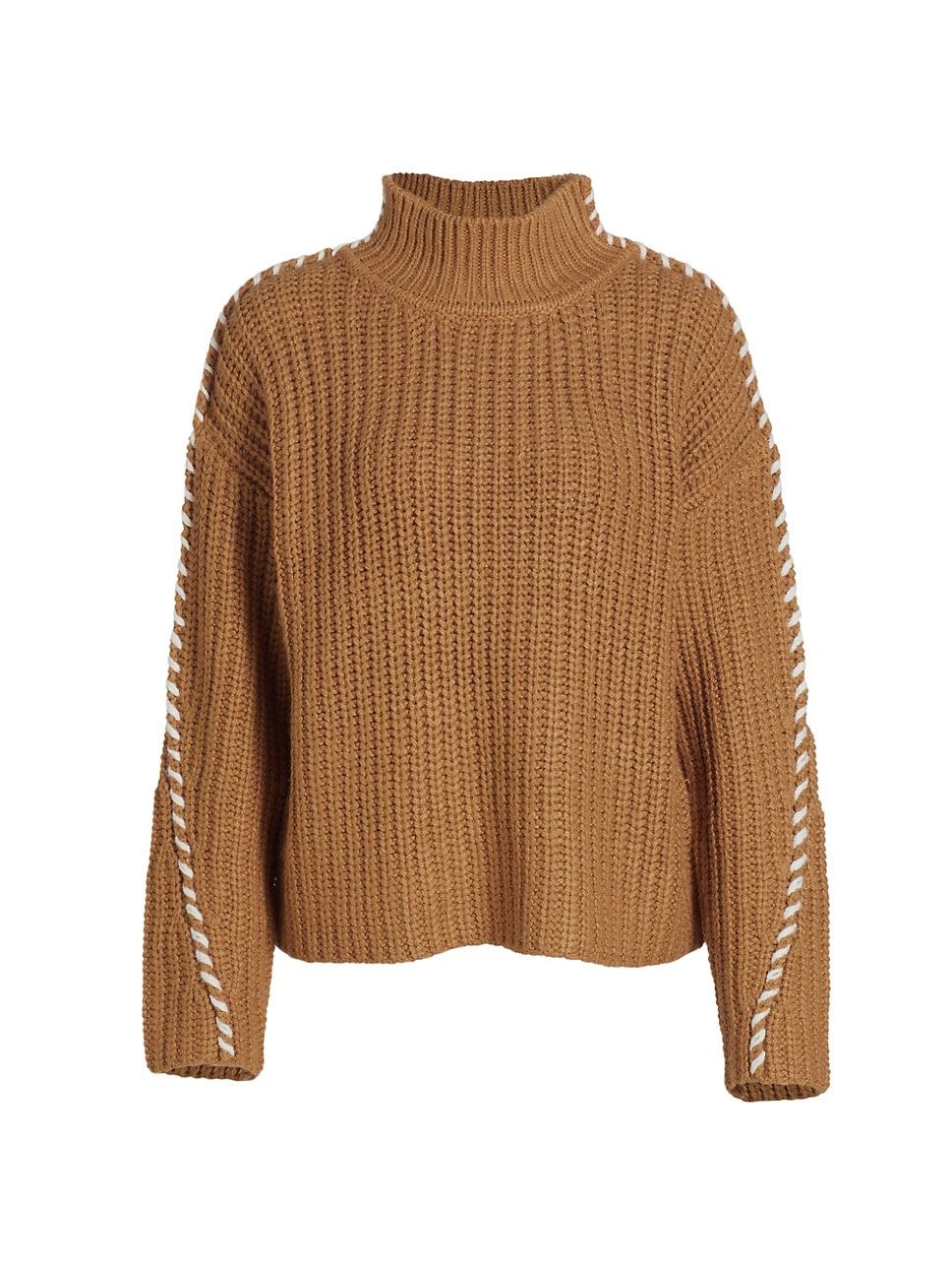 Whipstitch Relaxed Turtleneck | Saks Fifth Avenue