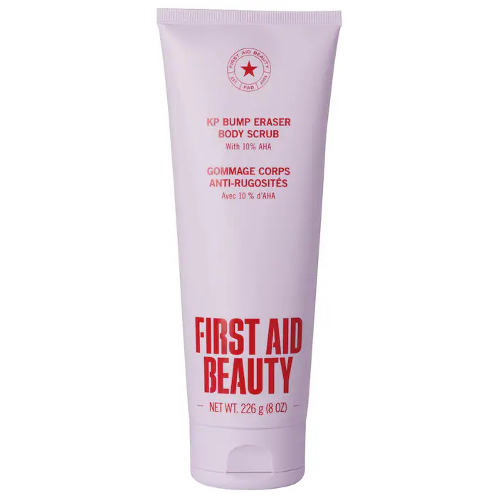First Aid Beauty KP Bump Eraser Body Scrub with 10% AHA – Body Exfoliant for Keratosis Pilaris | Sephora (US)