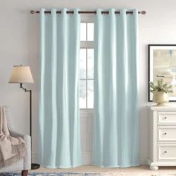 Three Posts Teen Colrain Textured Solid Semi-Sheer Grommet Single Curtain Panel | Wayfair | Wayfair North America
