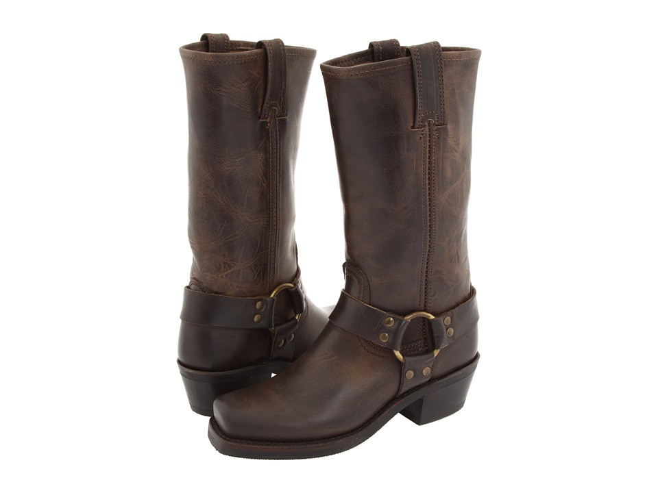 Frye - Harness 12R (Smoke Old Town) Women's Pull-on Boots | Zappos
