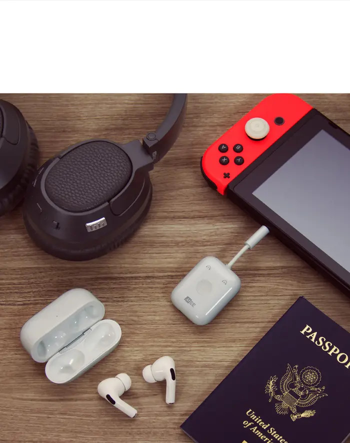 MEE audio Connect Air In-Flight Bluetooth Wireless Audio Transmitter for AirPods & Headphones | N... | Nordstrom