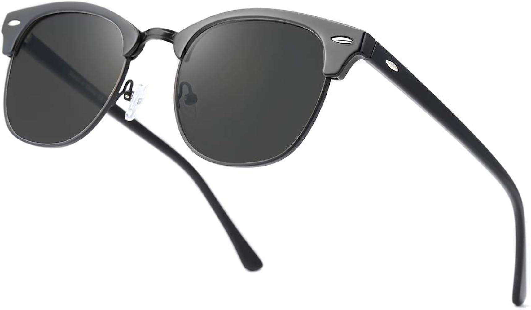 AEVOGUE Polarized Sunglasses For Women And Men Semi Rimless Frame Retro Brand Sun Glasses AE0369 | Amazon (US)