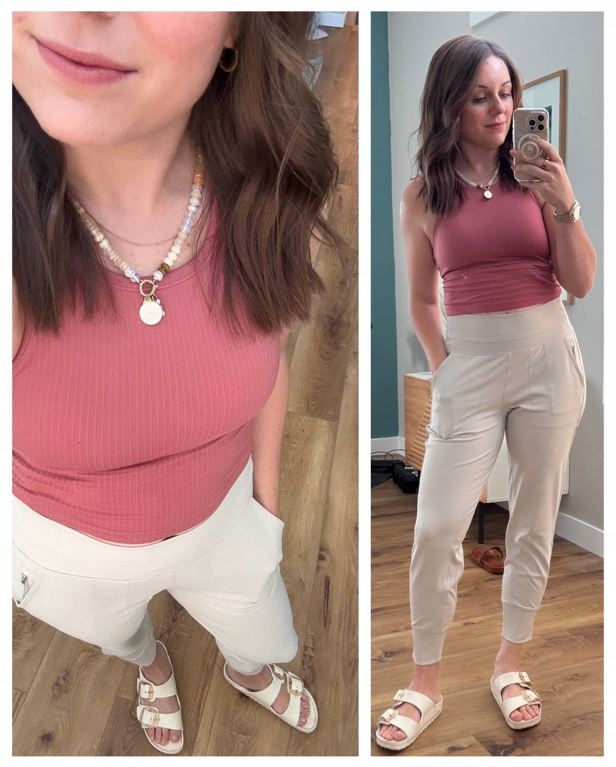 Soft / True Autumn OOTD

Also works for classic soft

Lip Color: Pillowtalk

Exact top is linked but no longer available in this color (Briar Rose) - lot of other items in that color are still in stock.

#LTKStyleTip #LTKActive