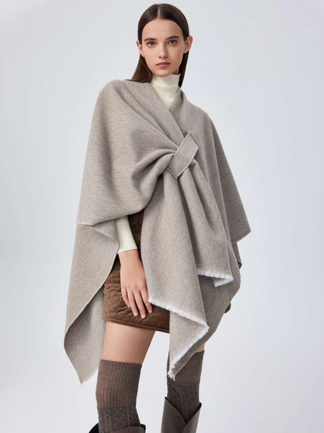Winter Warm Shawl For Daily Casual | Cider