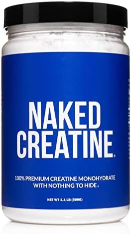 Pure Creatine Monohydrate – 100 Servings - 500 Grams, 1.1lb Bulk, Vegan, Non-GMO, Gluten Free, ... | Amazon (US)