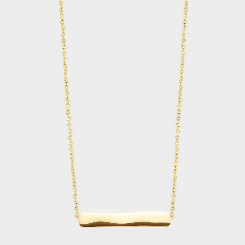 Bespoke Bar Adjustable Necklace (Gold) | Gorjana
