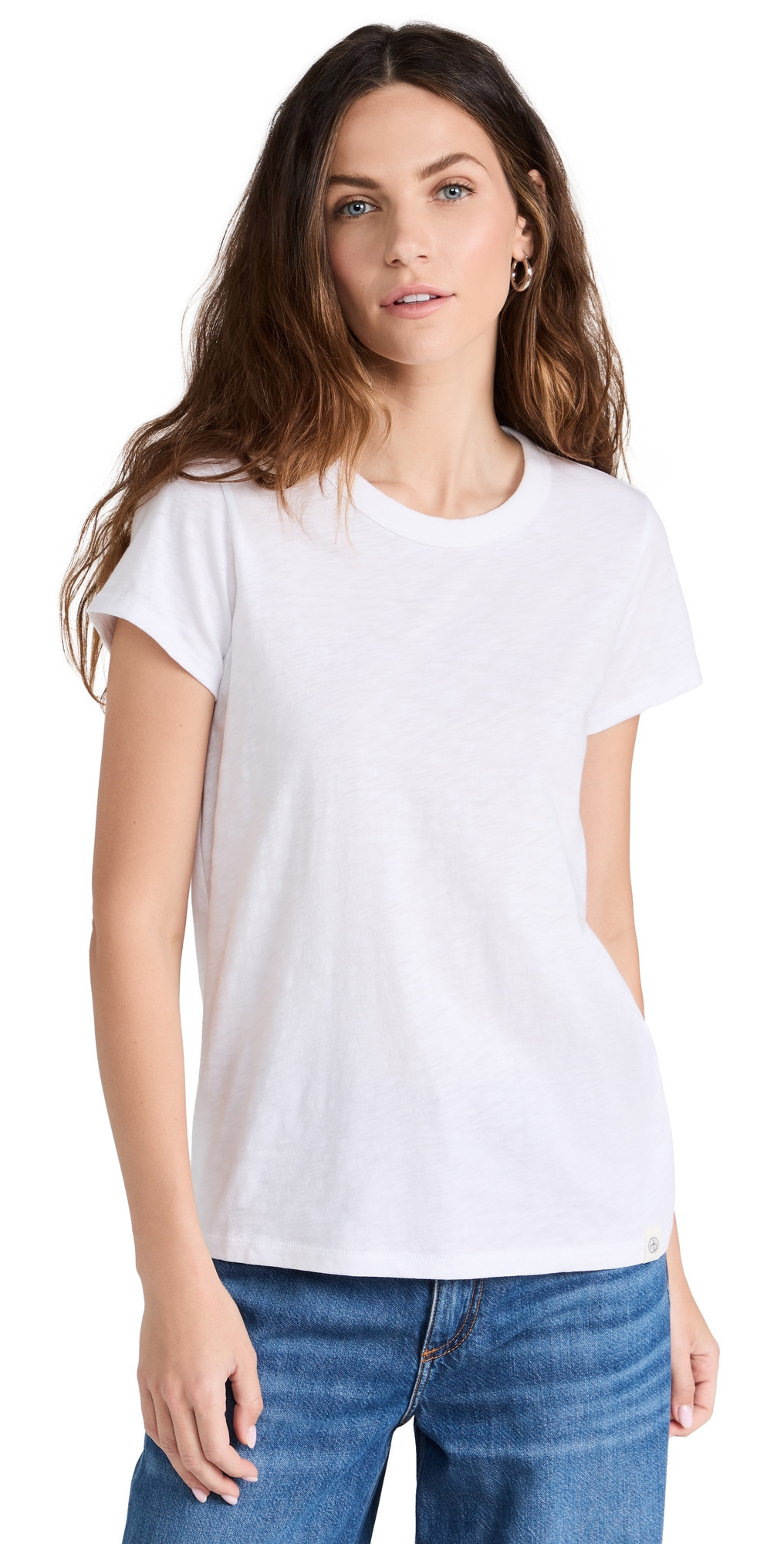 rag & bone The Tee Bright White L | Shopbop