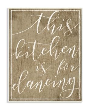 Stupell Industries This Kitchen is For Dancing Wall Plaque Art, 12.5" x 18.5 | Macys (US)