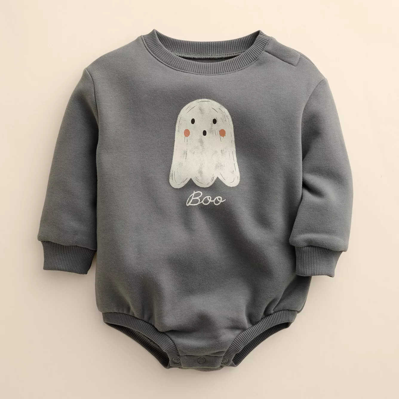 Baby Little Co. by Lauren Conrad Halloween Long Sleeve Ringer Bubble Bodysuit | Kohl's