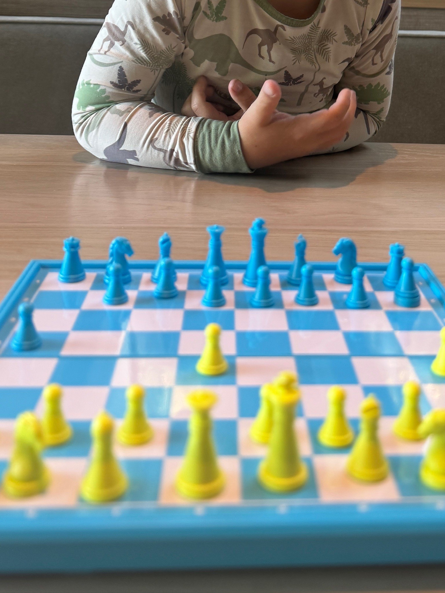 This magnetic chess game is so fun for my kids. Obviously you have to teach them the rules of chess (I outsourced because I have low skill and lower patience), but it’s so fun once they learn. Great for travel. Linked a similar travel size game in black and white!

#LTKKids #LTKFindsUnder50 #LTKFamily