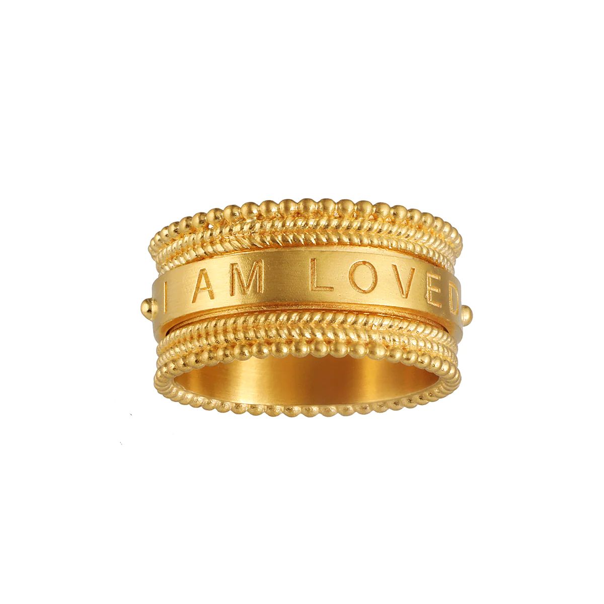 Loving Mantra Spinning Ring | Satya Jewelry