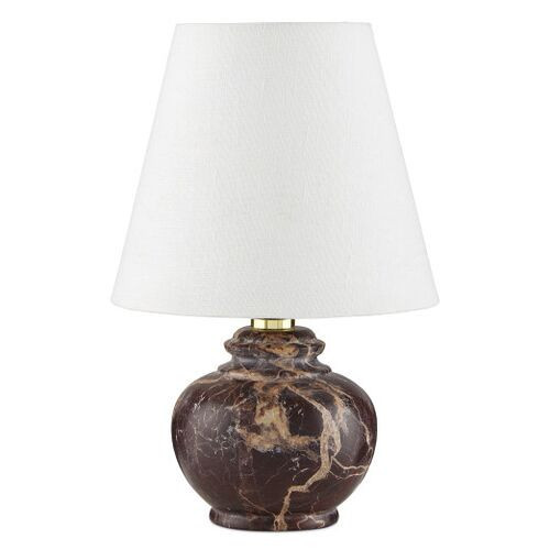 Piccolo Mini Marble Table Lamp - Currey & Company - Beige | Desk Lamp, Bedside Lamp | One Kings Lane