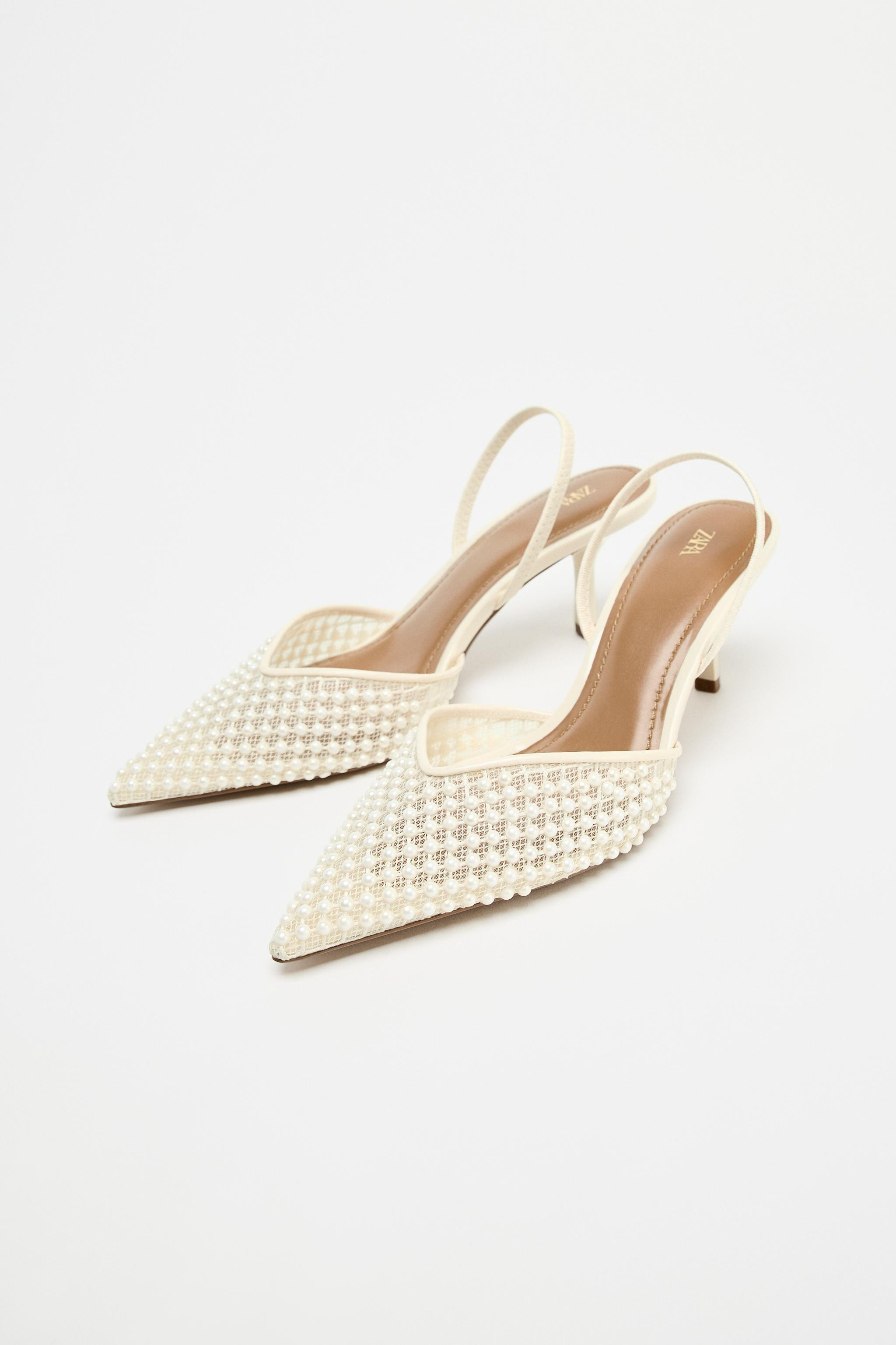 PEARL SLINGBACK PUMPS | Zara US