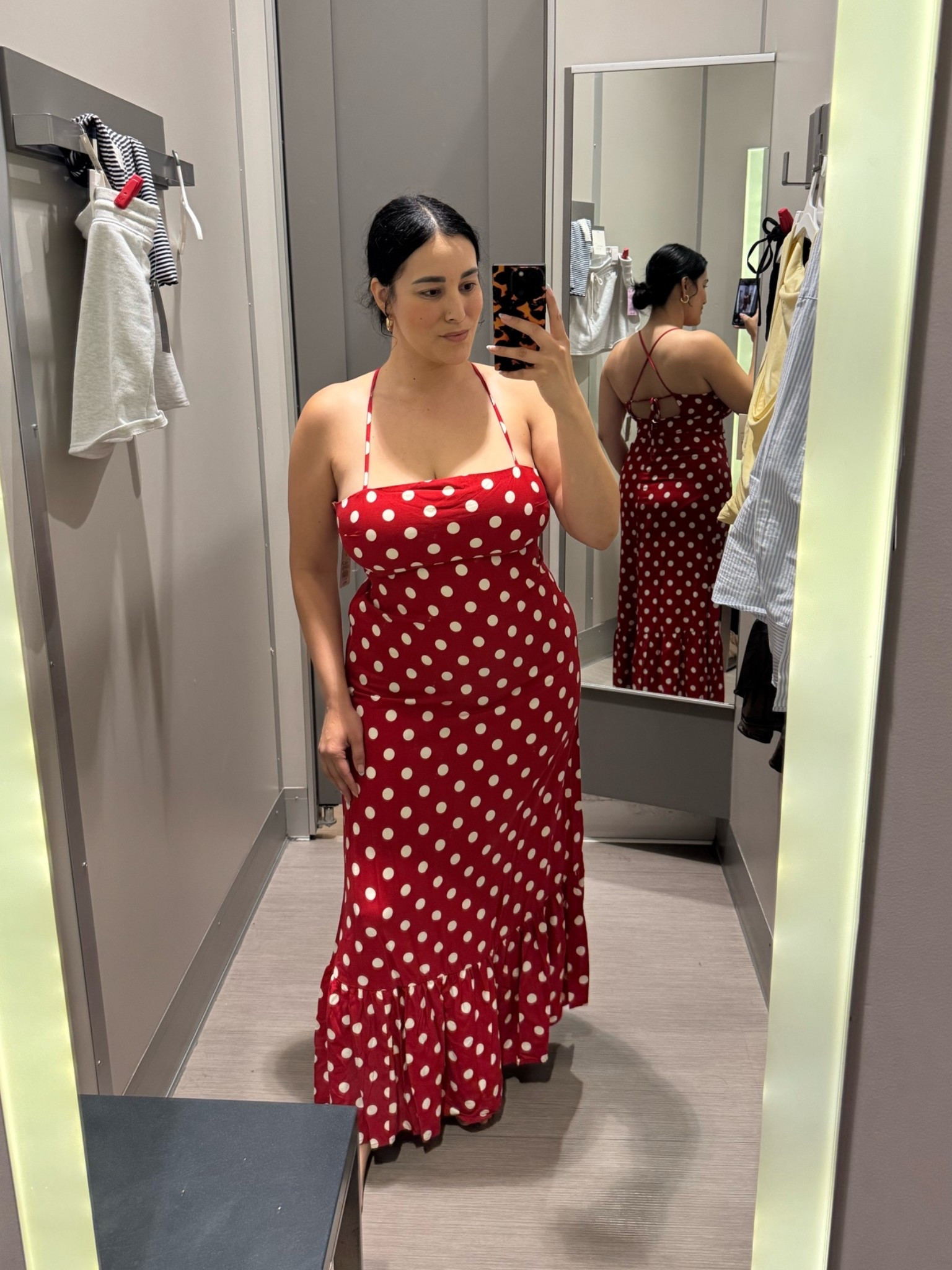 This polka dot maxi dress is giving European summer in the cutest way. Easy, flattering, and one of those dresses that does all the work for you ✨

Sizing Deets👇🏽
Dress // M

#LTKootd #LTKOver40