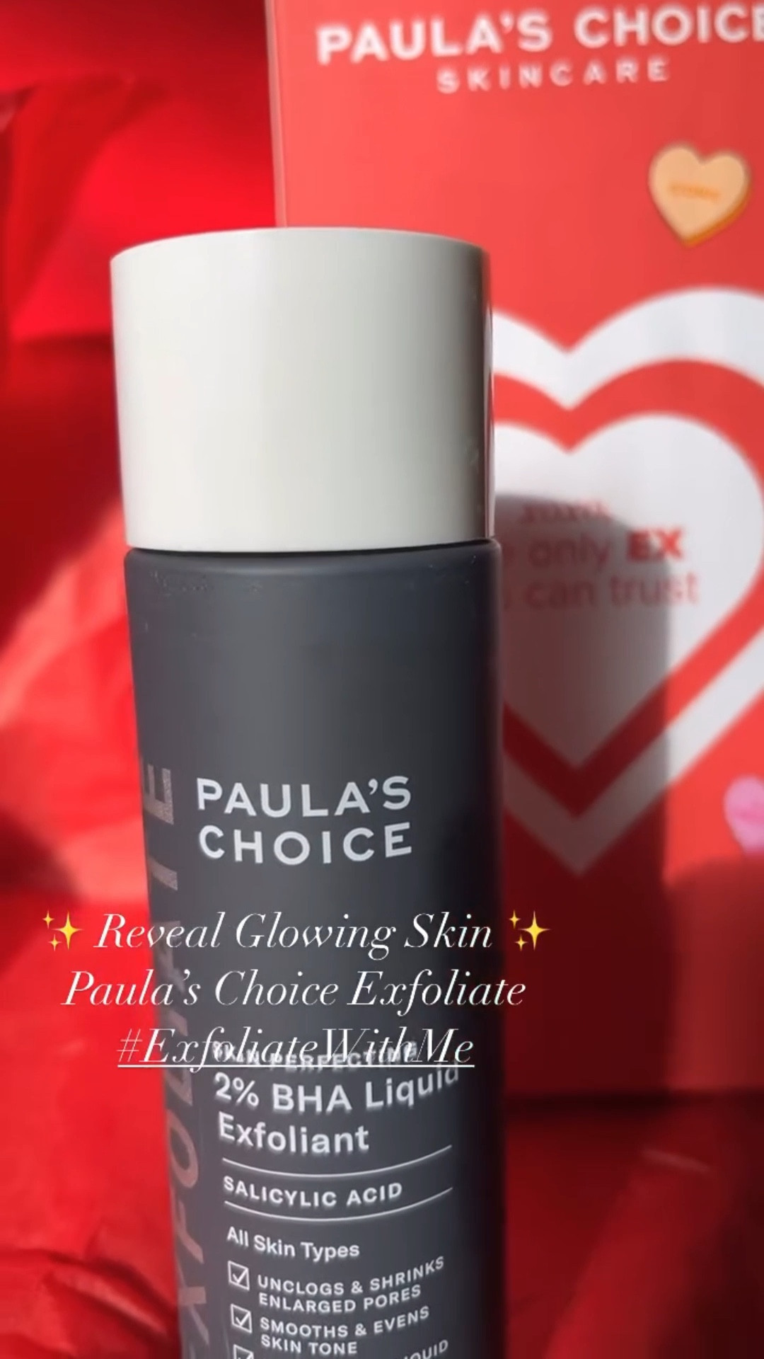 I’ve been loving the @paulaschoice Choice Exfoliate for way too long. 
❤️
This gentle formula removes dead skin cells, unclogs pores, and leaves my skin feeling silky smooth. Perfect for busy moms who want effective results without the fuss.
.
PS: 
If you have broken up with harsh chemicals,  @paulaschoice got you!
❤️
Have you tried it yet? 
❤️
#SkincareRoutine #reels #reelvideos #ExfoliateWithMe #PaulasChoice #valentinesvibes #highlyrecommended #skincarefavorites

#LTKBeauty #LTKGiftGuide #LTKCyberWeek
