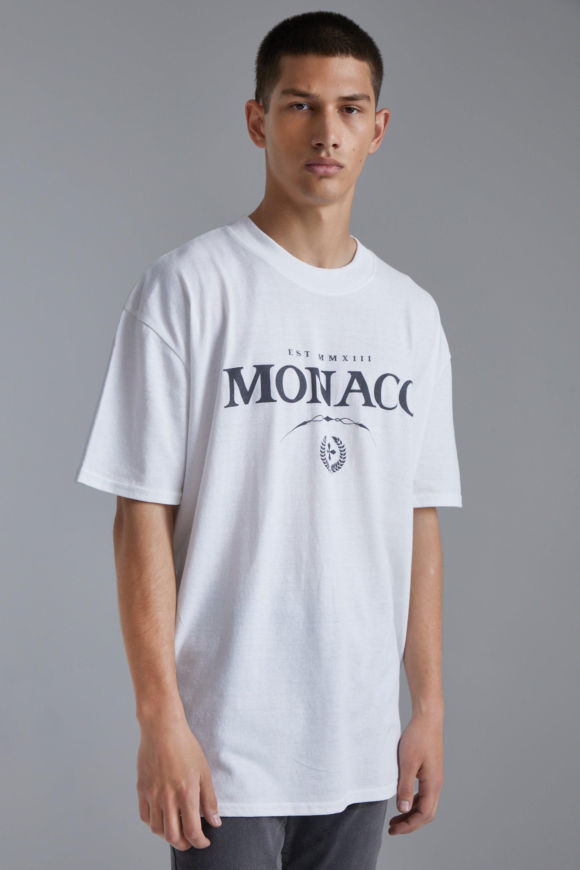 Oversized Monaco T-shirt | boohooMAN (US & CA)